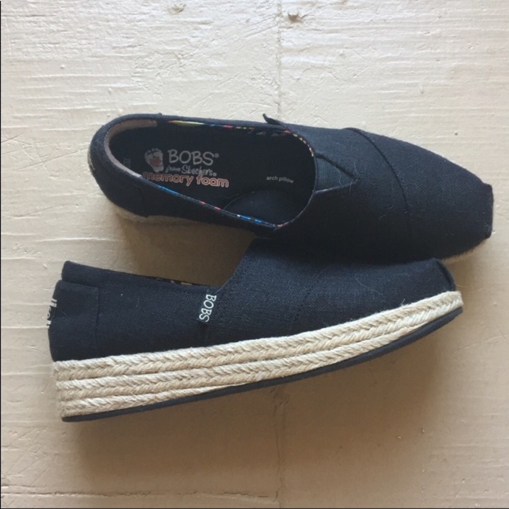 Black Slip On Shoes NWOT